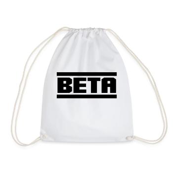 Beta Redisgn - Turnbeutel - Weiß - Vorne