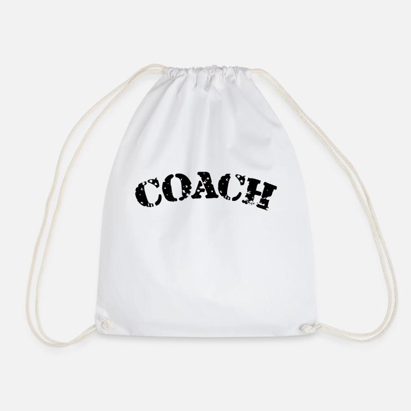 Coach - The best Coach - Der beste Trainer - Turnbeutel - Weiß