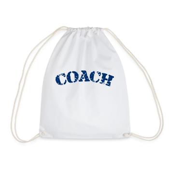 Coach - The best Coach - Der beste Trainer - Drawstring Bag - white - Front