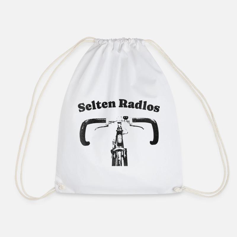 Selten Radlos - Turnbeutel - Weiß