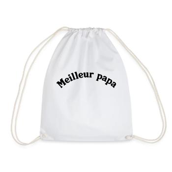 MEILLEUR PAPA - Sac de sport léger - blanc - Devant