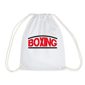 boxing boxen - Turnbeutel - Weiß - Vorne