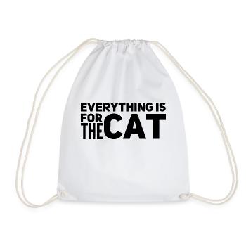 4 the cat - Turnbeutel - Weiß - Vorne