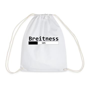 Breitness 30 - Turnbeutel - Weiß - Vorne