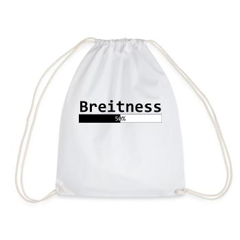 Breitness 50 - Turnbeutel - Weiß - Vorne