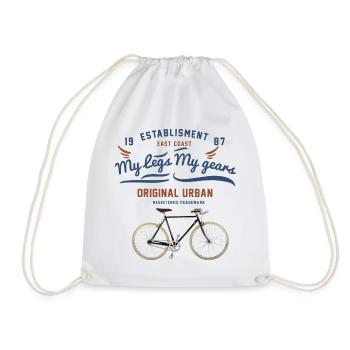 Mes jambes Mes vitesses - Mes jambes Mes cours - Sac de sport léger - blanc - Devant