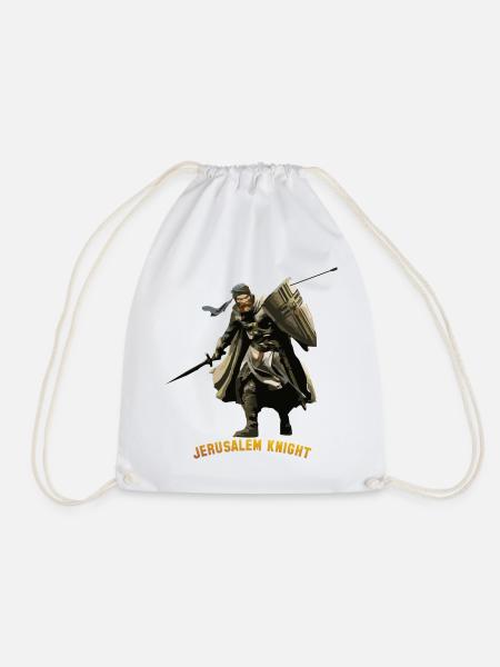 jerusalem ritter - Turnbeutel - Weiß