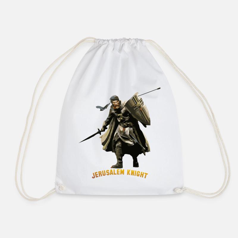 jerusalem ritter - Turnbeutel - Weiß