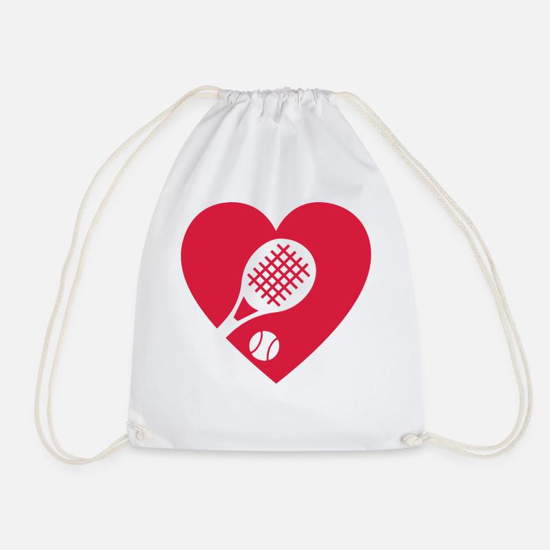 Tennis - Turnbeutel - Weiß