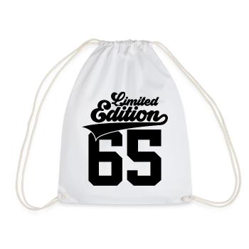61ST BIRTHDAY LIMITED EDITION 1965 - Drawstring Bag - white - Front