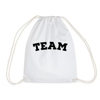 Team - Turnbeutel - Weiß - Vorne