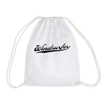 windsurfer - Drawstring Bag - white - Front