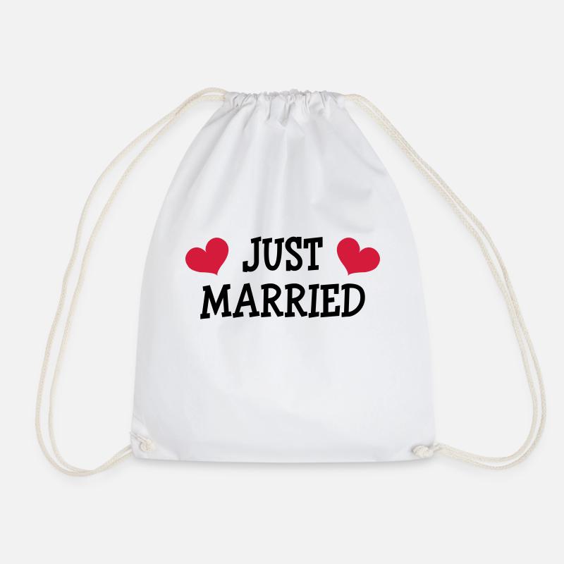 Just Married - Wedding - Turnbeutel - Weiß
