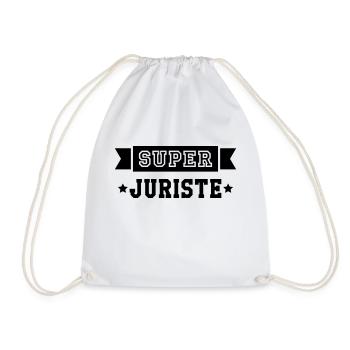 Juge / Juriste / Justice / Droit / Tribunal - Sac de sport léger - blanc - Devant