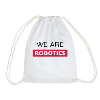 Robotics Robot Robotik Robotique Roboter - Drawstring Bag - white - Front