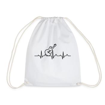 Music music - Drawstring Bag - white - Front