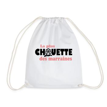 La plus chouette des marraines - Sac de sport léger - blanc - Devant