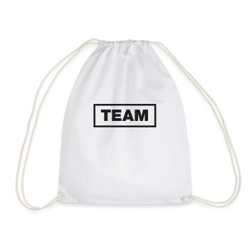 Typo Team (black/frame) - Drawstring Bag - white - Front