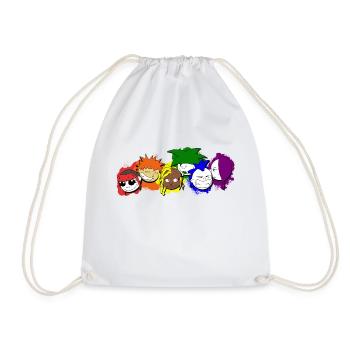 LGBTQ+ Punks - Sac de sport léger - blanc - Devant
