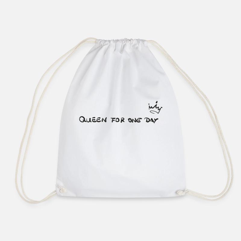 Queen for one day - Turnbeutel - Weiß