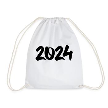 2024 - Turnbeutel - Weiß - Vorne