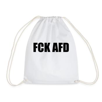 FUCK AFD - Turnbeutel - Weiß - Vorne