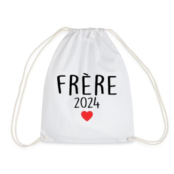 Brother 2024 - Future Brother 2024 - Drawstring Bag - white - Front