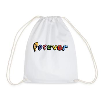 Forever - Turnbeutel - Weiß - Vorne