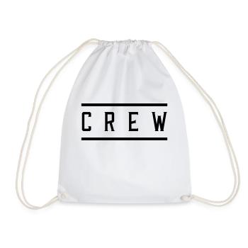 crew - Drawstring Bag - white - Front