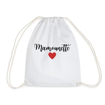 Mamounette - Sac de sport léger - blanc - Devant