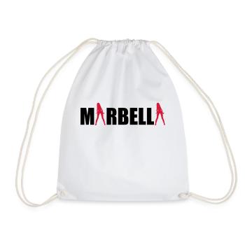 Marbella sexy Girls holiday Spain - Drawstring Bag - white - Front