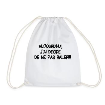 AUJOURD'HUI - Sac de sport léger - blanc - Devant