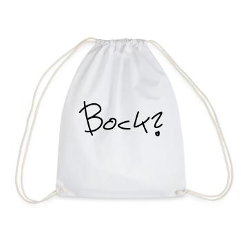Bock? - Turnbeutel - Weiß - Vorne