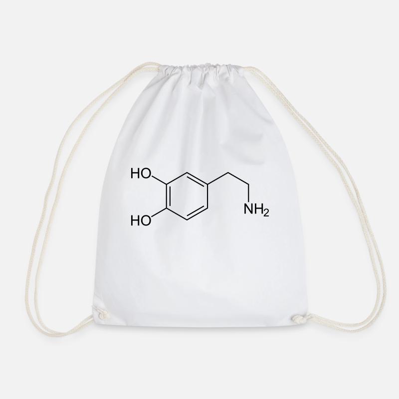 Dopamin Dopamine - Turnbeutel - Weiß
