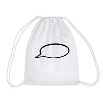 Balloon - Drawstring Bag - white - Front