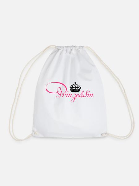 Prinzessin Krone - Turnbeutel - Weiß