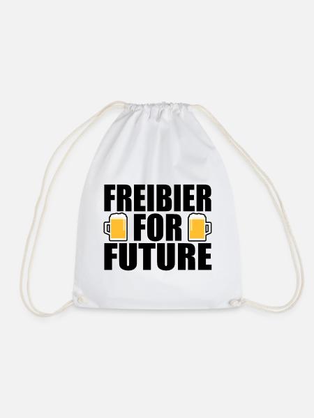 Freibier - Turnbeutel - Weiß