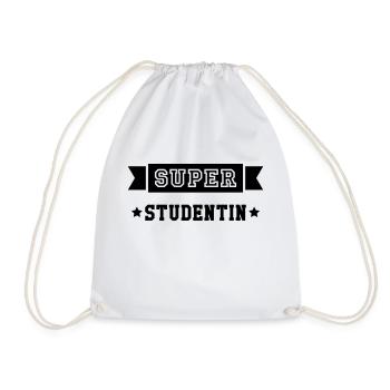 Student Studentin Studien Studenten Universität - Turnbeutel - Weiß - Vorne