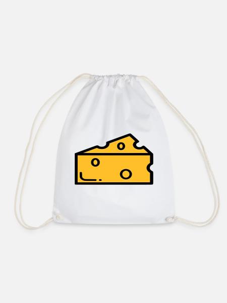 Käse - Turnbeutel - Weiß