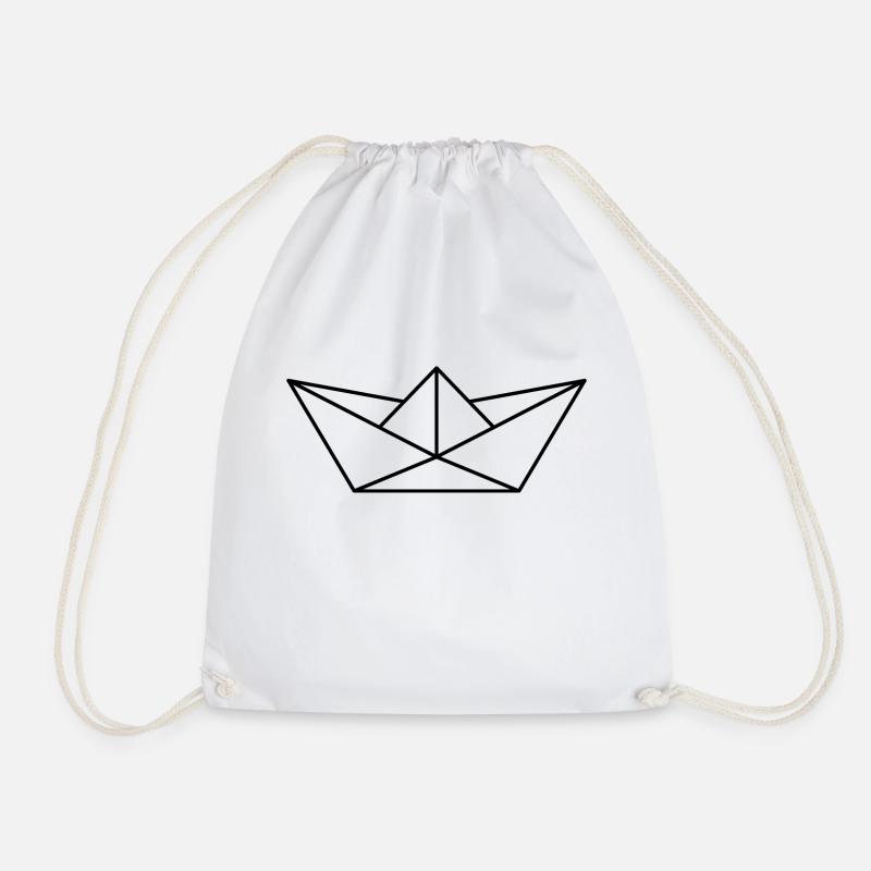 bateau en papier - Sac de sport léger - blanc
