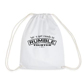 lets get ready to rumble - Sac de sport léger - blanc - Devant