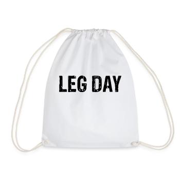 Leg Day Fauteuil roulant handicapé 16 - Sac de sport léger - blanc - Devant
