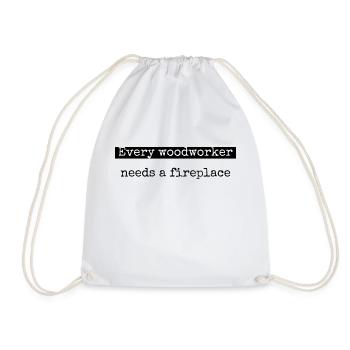 tshirts charpentier sexy travaux forestiers - Sac de sport léger - blanc - Devant