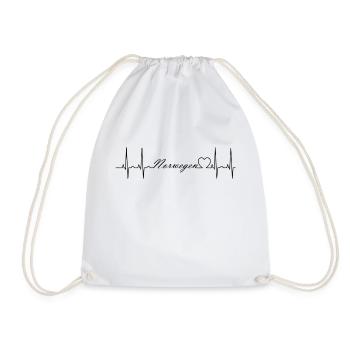 Norway - Drawstring Bag - white - Front