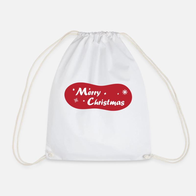 merry Christmas 5 - Turnbeutel - Weiß