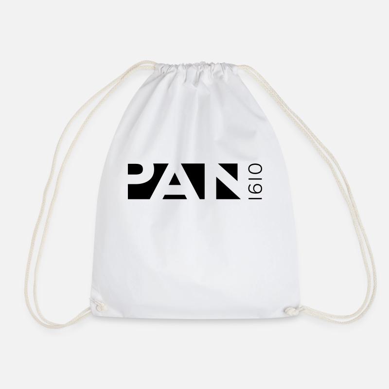 Pan1610 Logo white - Turnbeutel - Weiß