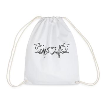 Football Football coach Footballer Footballer - Drawstring Bag - white - Front