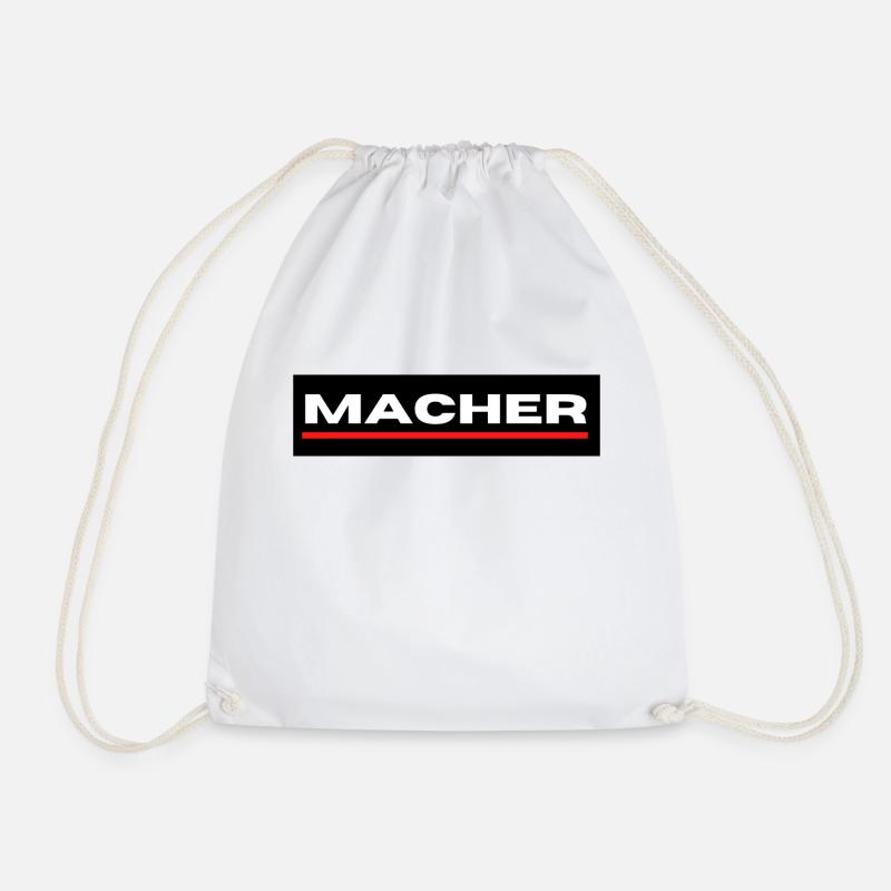 Macher - Turnbeutel - Weiß