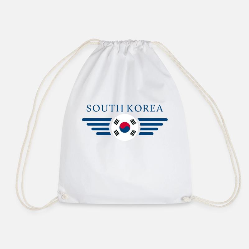 Corée du Sud, Corée du Sud - Sac de sport léger - blanc