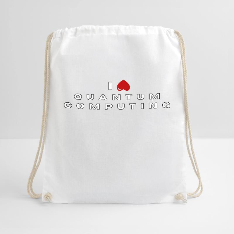 I hate Quantum Computing Drawstring Bag